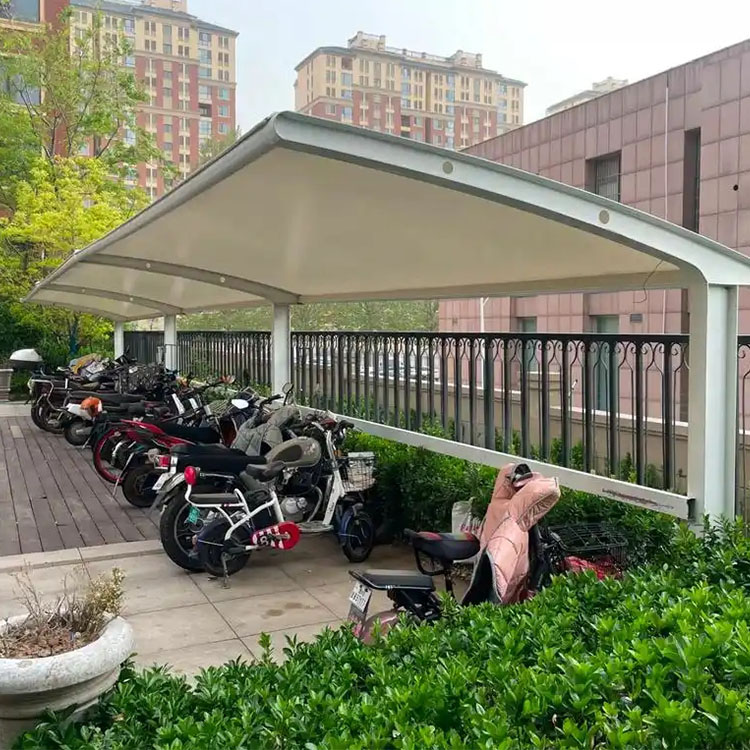 怀仁市膜结构电动车棚